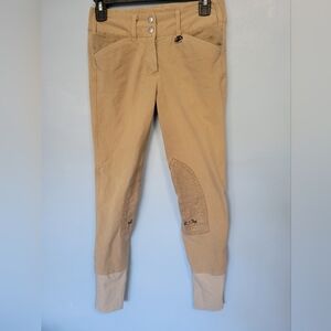 Equine Couture Sportif Schooling Breeches Size 26 Tan